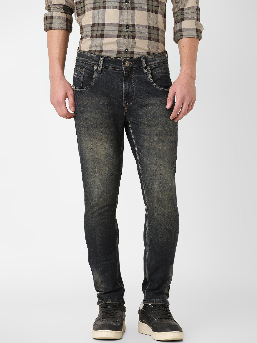 Dark Vintage Ankle Length Jeans