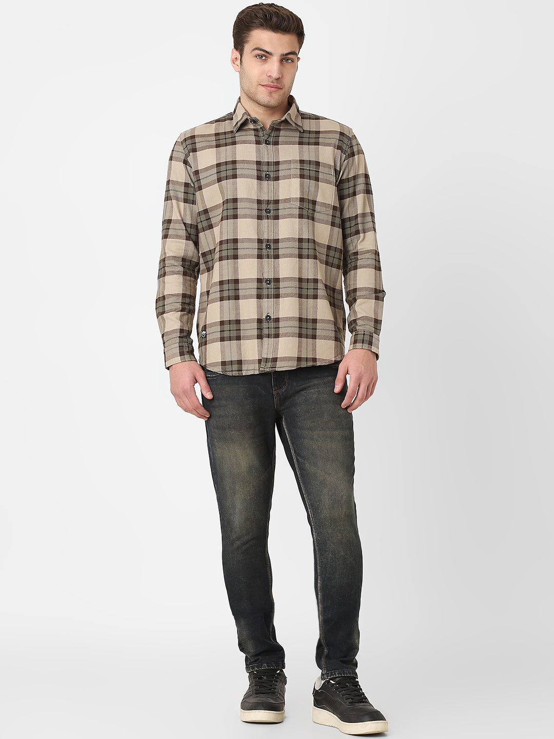 Dark Vintage Ankle Length Jeans