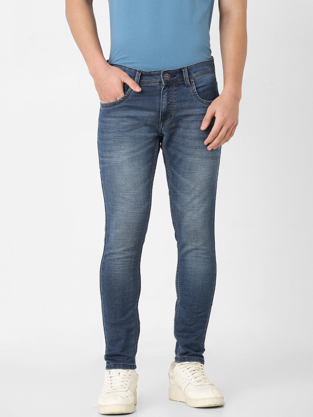 Medium Blue Washed Jeans