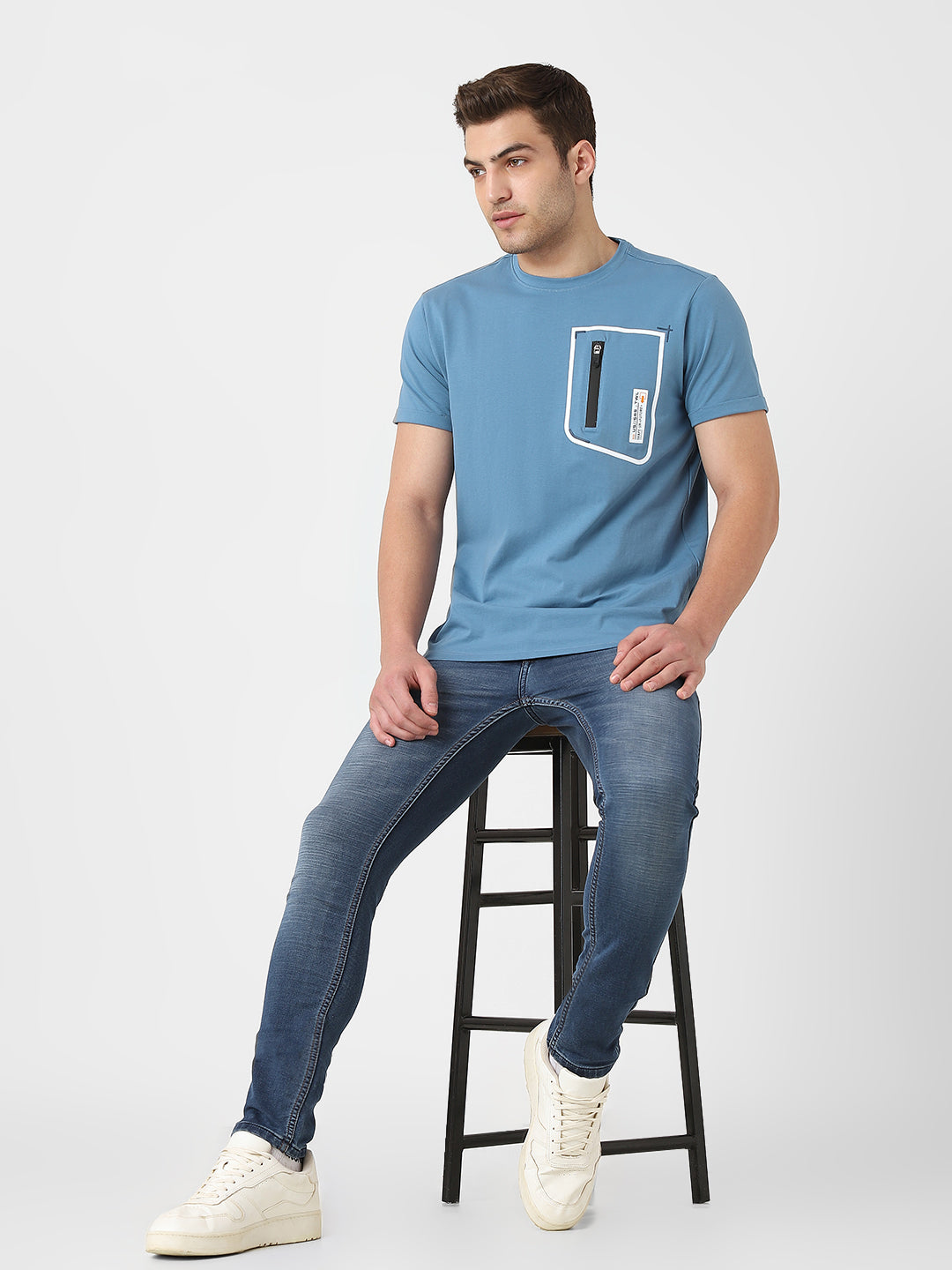 Medium Blue Washed Jeans