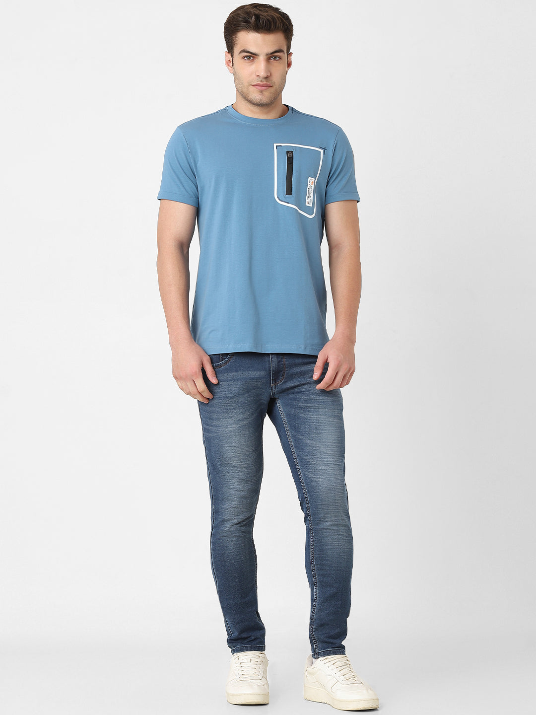 Medium Blue Washed Jeans