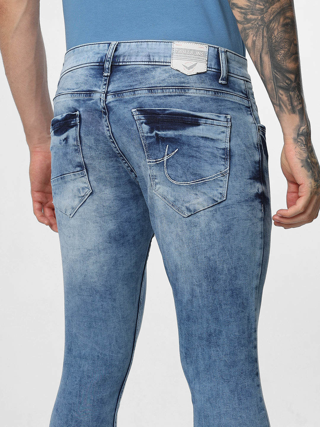 Medium Blue Ankle Length Jeans