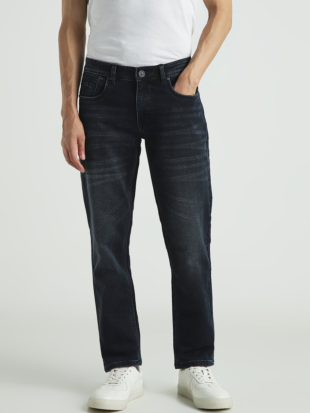 Men’s Black Straight Fit  Jeans