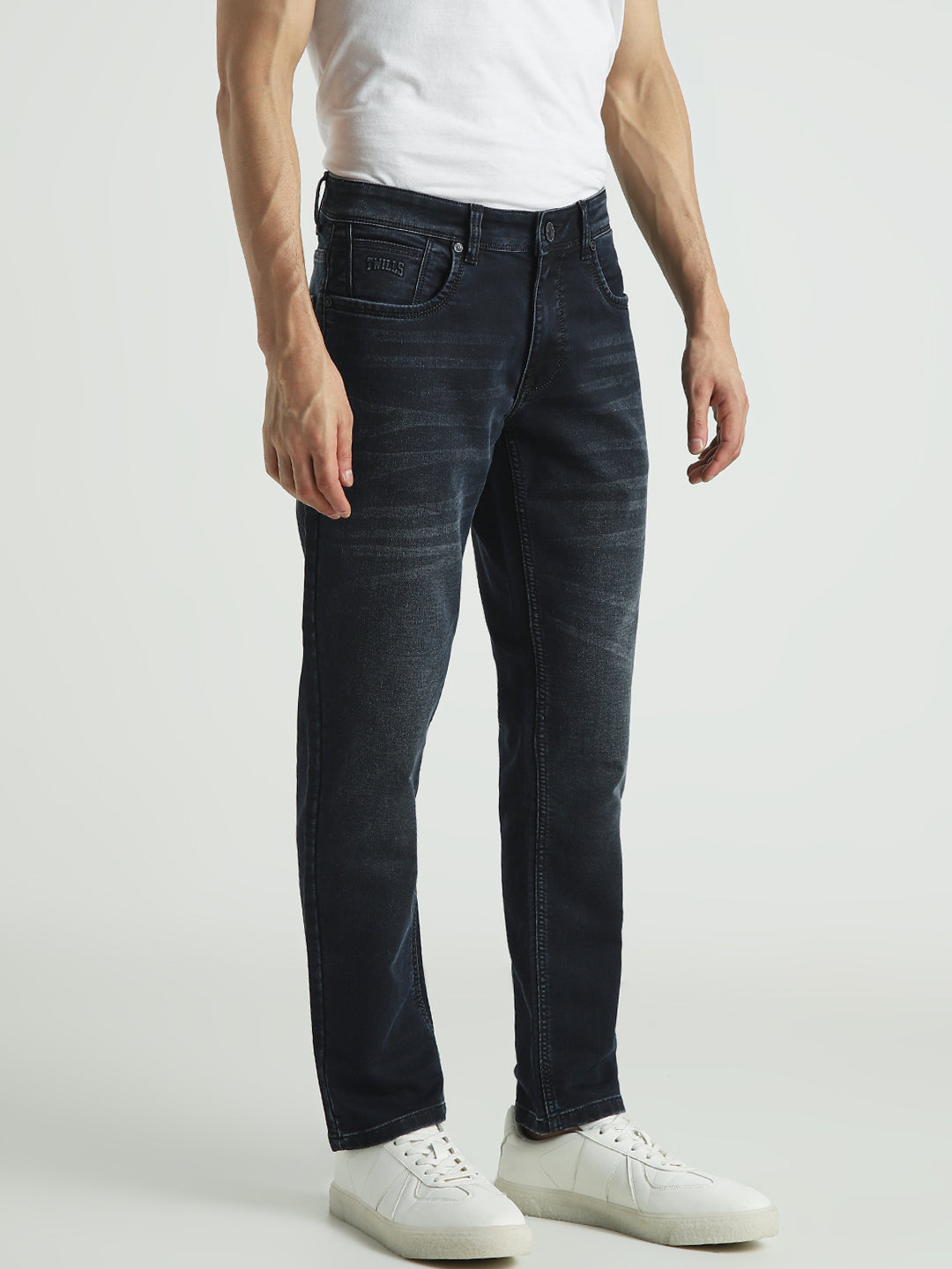 Men’s Black Straight Fit  Jeans