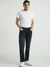 Men’s Black Straight Fit  Jeans