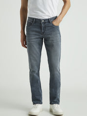 Men Light Blue Slim Fit Stretch Denim Jeans