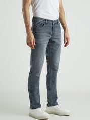 Men Light Blue Slim Fit Stretch Denim Jeans