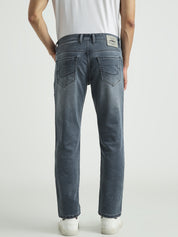 Men Light Blue Slim Fit Stretch Denim Jeans
