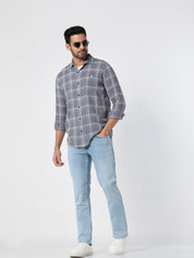 Men’s Light Blue Slim-Straight  Jeans