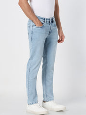 Men’s Light Blue Slim-Straight  Jeans