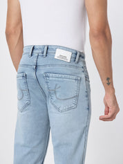 Men’s Light Blue Slim-Straight  Jeans
