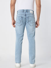 Men’s Light Blue Slim-Straight  Jeans