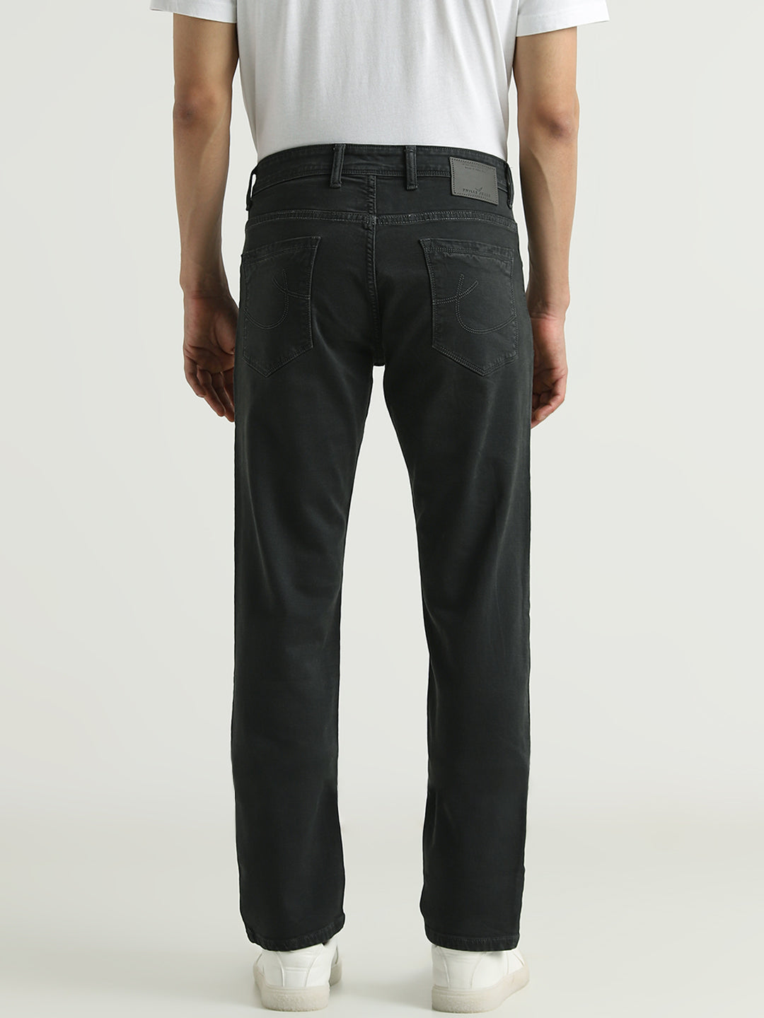 Men Jet Black Slim Fit Stretch Denim Jeans