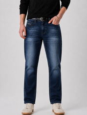 Dark Indigo Ankle Length Jeans