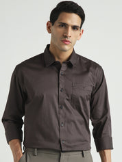 Men's Classic Brown Shirt