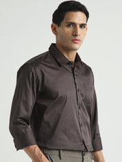 Men's Classic Brown Shirt