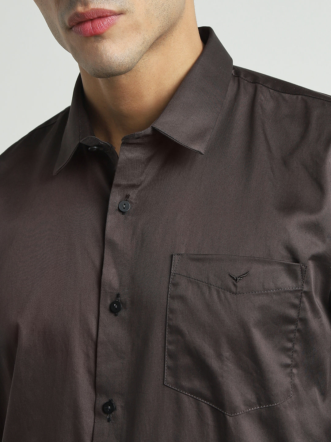 Men's Classic Brown Shirt