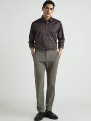 Men's Classic Brown Shirt