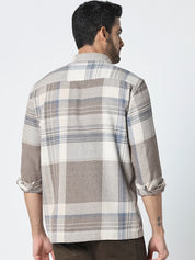 Men Regular Fit Checked Casual Shirt