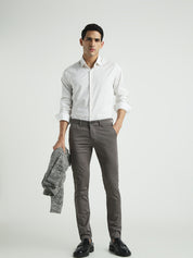 Men Slim Fit Formal Trousers