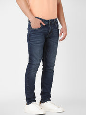 Medium Blue Low Rise Jeans