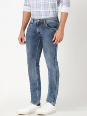 Men’s Mid-Blue Straight Fit  Jeans