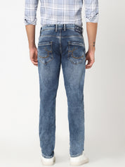 Men’s Mid-Blue Straight Fit  Jeans