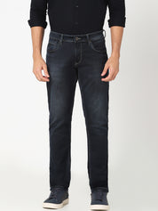 Men’s Dark Blue Straight Fit  Jeans