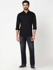 Men’s Dark Blue Straight Fit  Jeans