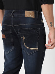 Men’s Dark Indigo Slim Fit Stretch  Jeans
