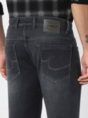 Men’s Charcoal Grey Straight Fit  Jeans
