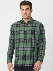 Green Checked Shirt
