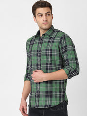 Green Checked Shirt