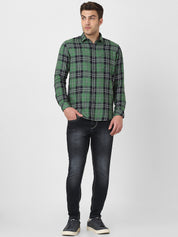 Green Checked Shirt