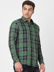 Green Checked Shirt