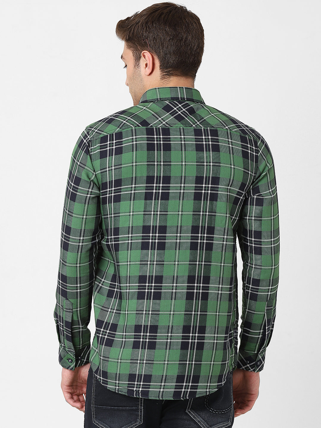 Green Checked Shirt