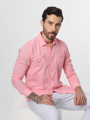 Light Pink Dobby Shirt
