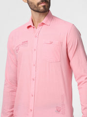 Light Pink Dobby Shirt
