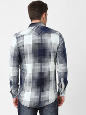 Mens Checked Washed Shirt