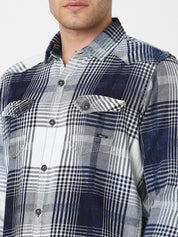 Mens Checked Washed Shirt