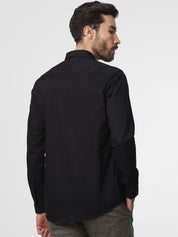 Mens Black Casual Shirt