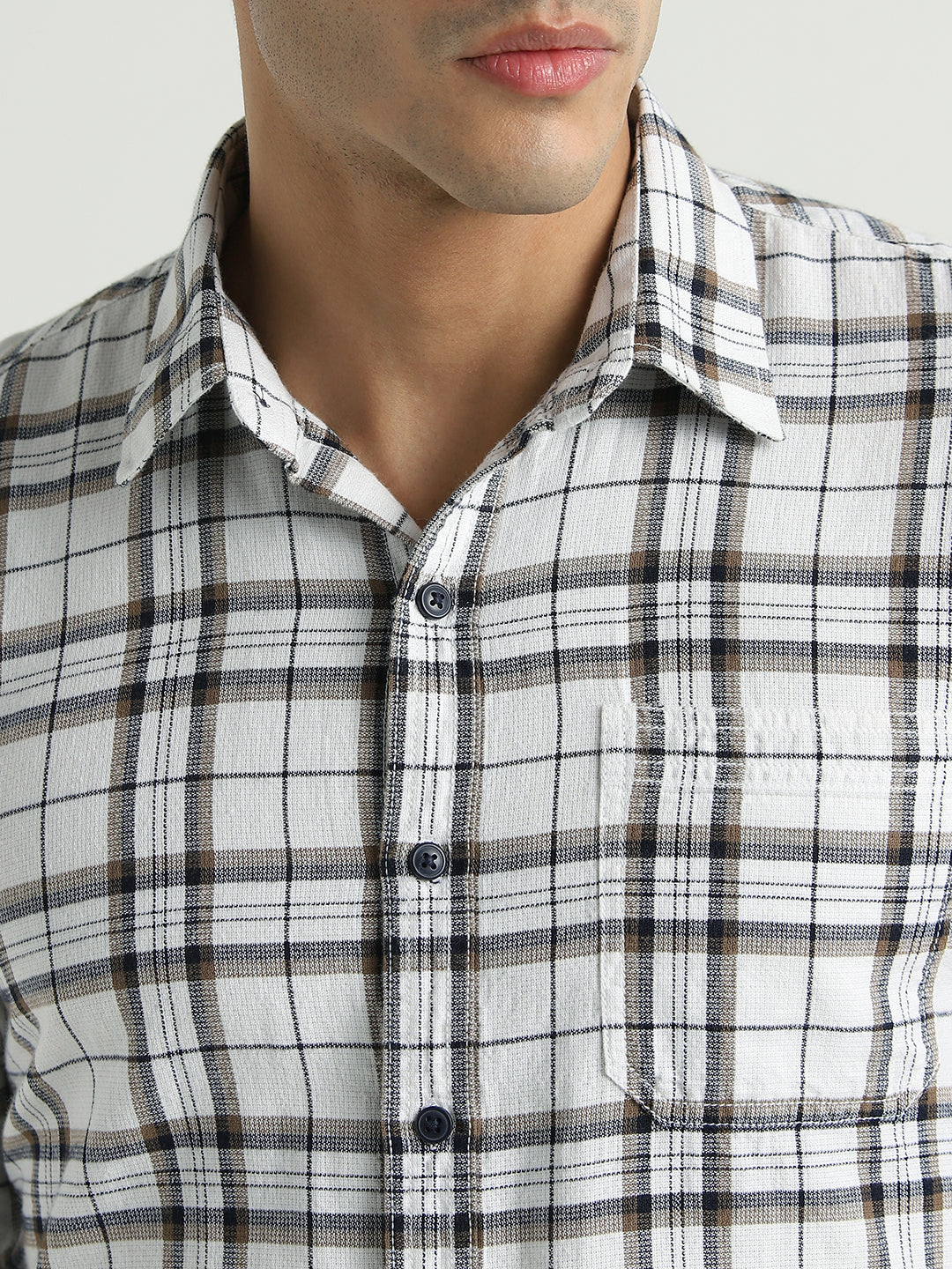 Mens Checked Casual Shirt