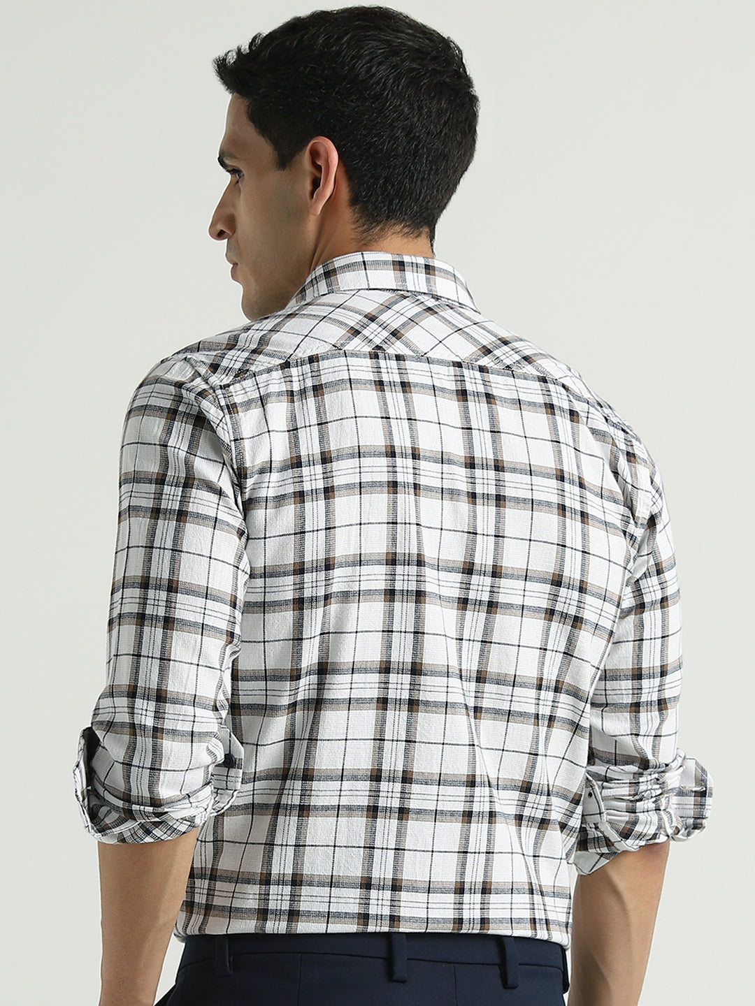 Mens Checked Casual Shirt