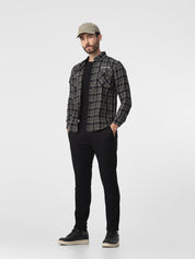 Navy 4-Way Strech Trouser