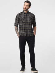 Navy 4-Way Strech Trouser