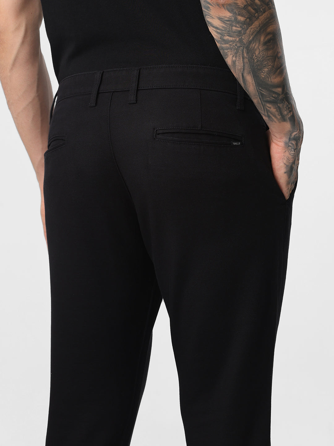 Navy 4-Way Strech Trouser