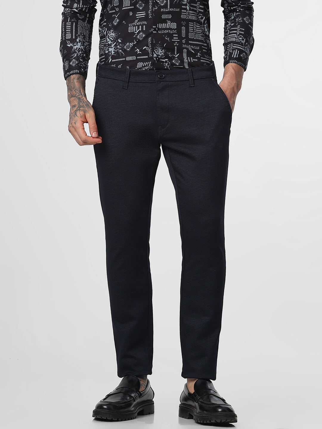 Navy Full Strech Trouser