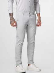 Light Grey Structured Trouser