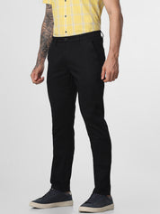 Black Printed Trouser