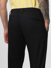 Black Printed Trouser